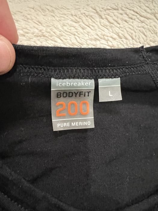 ICEBREAKER (S-L) термофутболка Bodyfit 200 Pure Merino шерстяная мужск