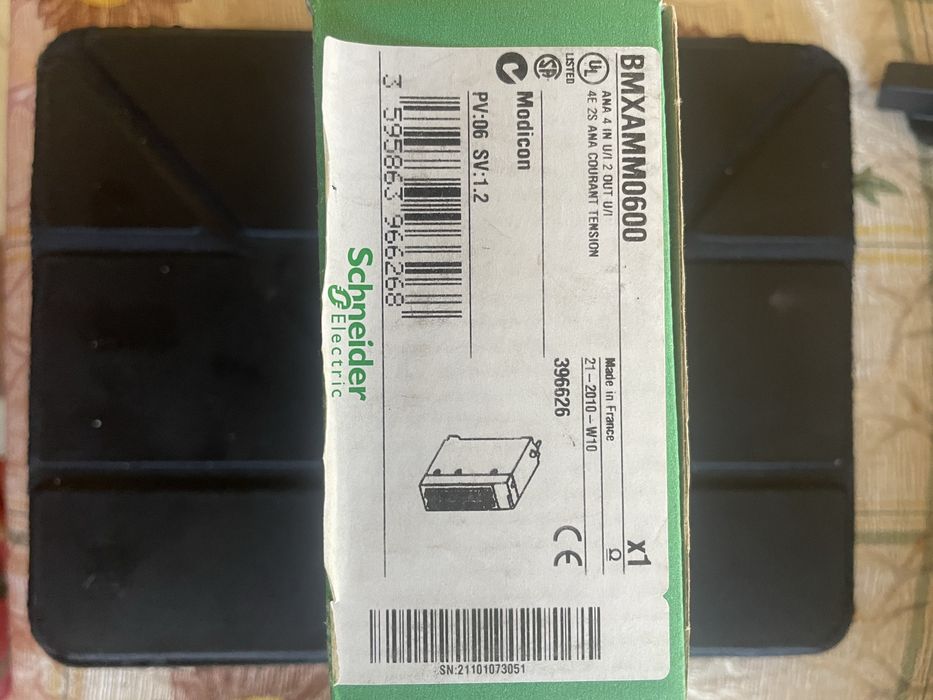 Schneider Electric BMXAMM0600 Modicon X80 аналоговий модуль НОВИЙ
