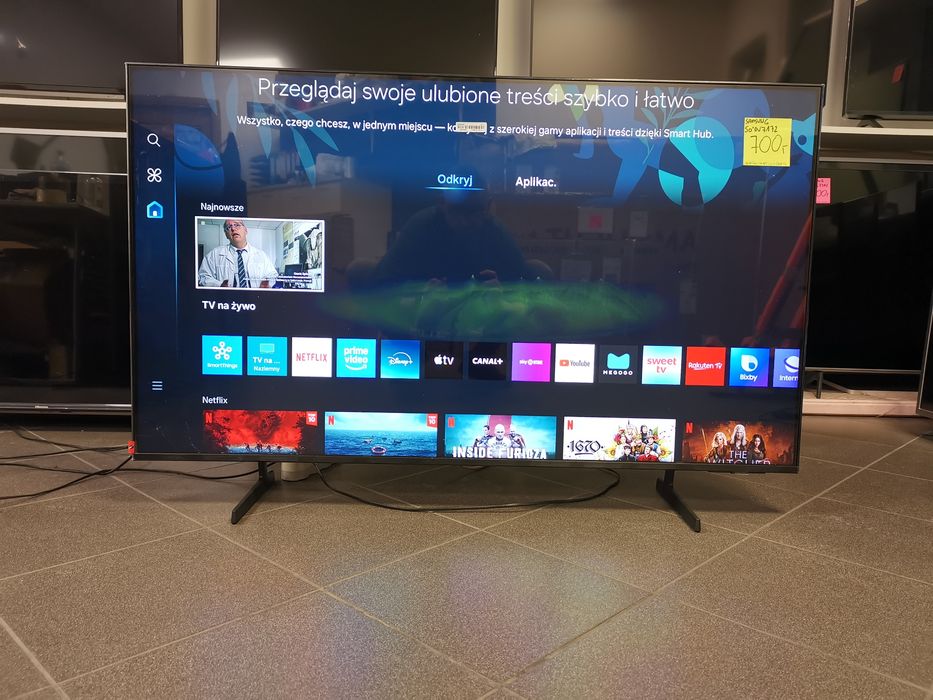 Samsung 50 cali 4K UHD hdr Smart WiFi DVB-T2 HEVC 50DU7172 WADA