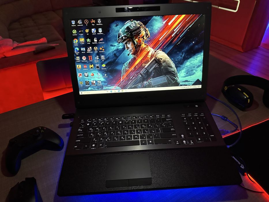 Игровой ноутбук Asus Rog + игровые девайсы!
