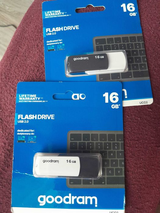 Goodram Pendrive 16GB UCO2 BLACK&WHITE USB 2.0 (UCO2)