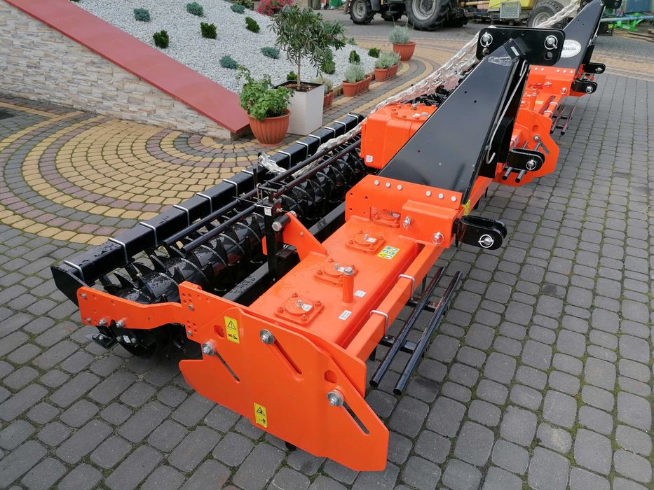 Brona wirnikowa aktywna 2m Shaktiman, wał packer NOWA,cena brutto