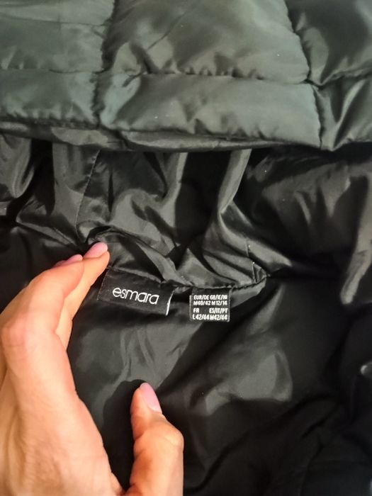 Ciepła kurtka czarna