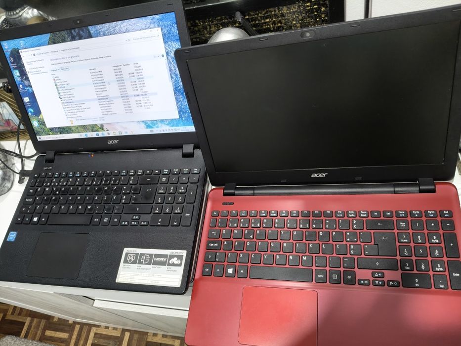 Vendo 2 portáteis marca Acer vermelho e um preto bem estimados como  n