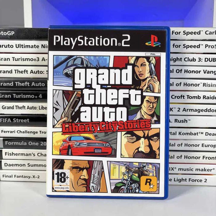Гра Sony PlayStation 2 Grand Theft Auto: Liberty City Stories Б/У Оригінальна GTA ігра ПС2 Плейстейшен 2 Сімс 2 асортимент ігри PS2