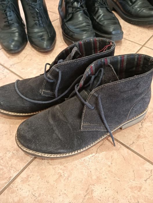 Buty skórzane zamszowe rozmiar 39