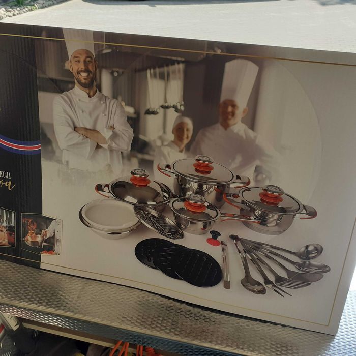 Kolekcja naczyn ze stali szlachetnej WILLIAM