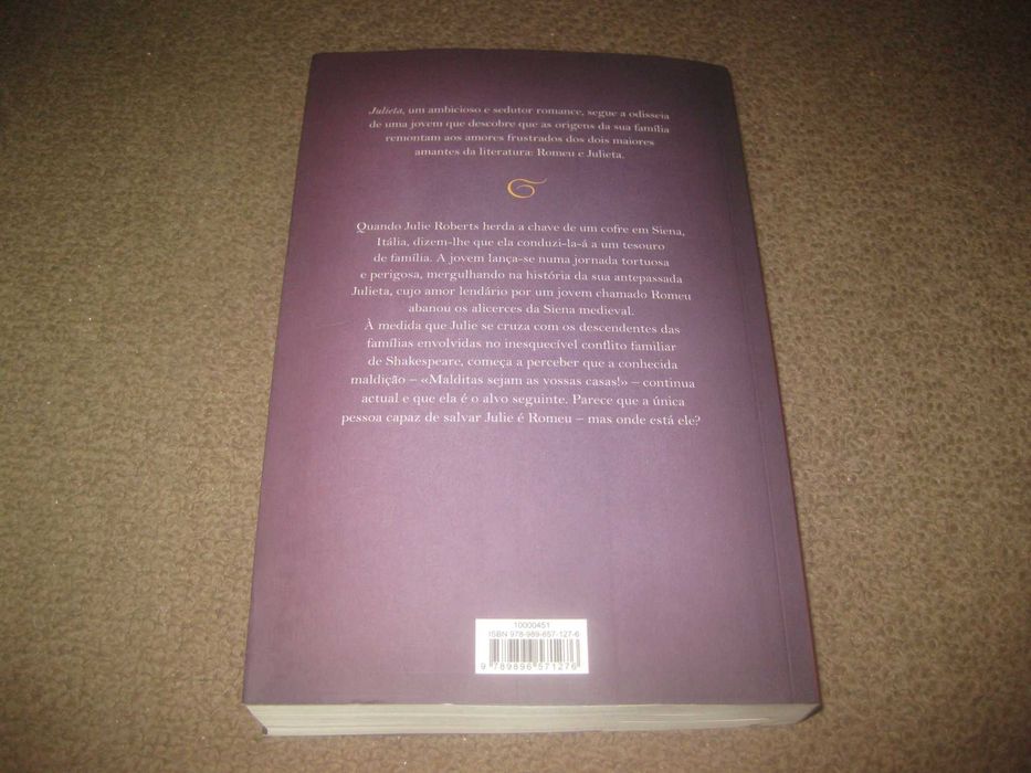 Livro "Julieta" de Anne Fortier