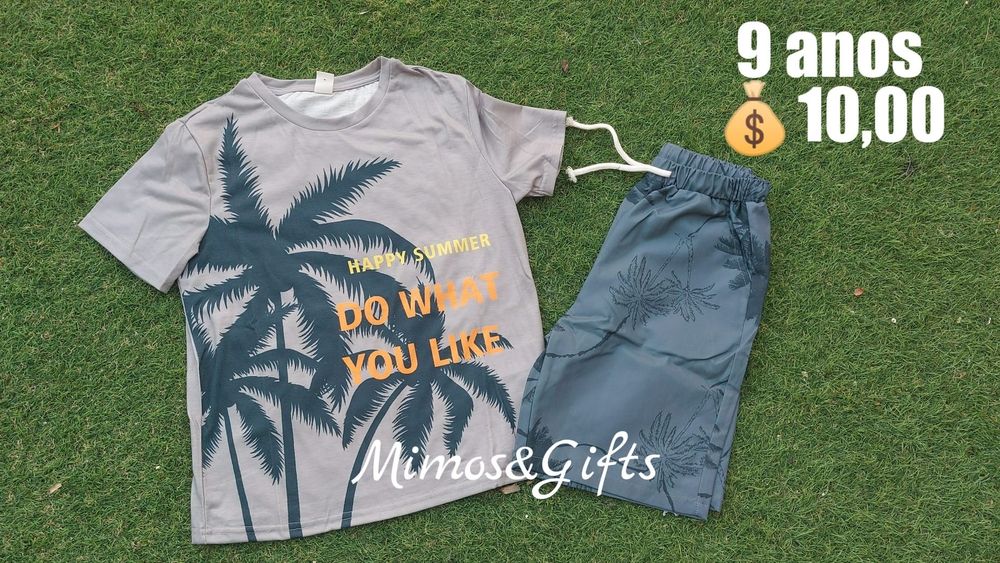 Conjunto happy summer 9 anos novo