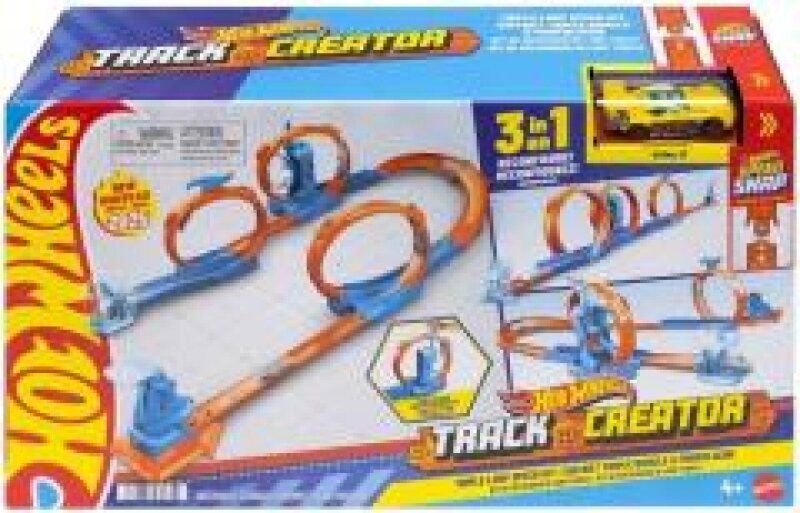 Hot Wheels Track Creator Tor Trzy Pętle pudełko,