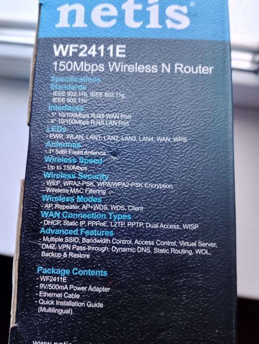 Wi fi роутер Netis