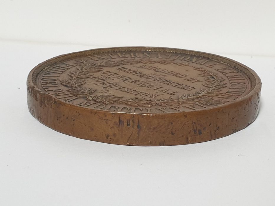 Rara medalha americana "International Exibition Philadelphia 1876"