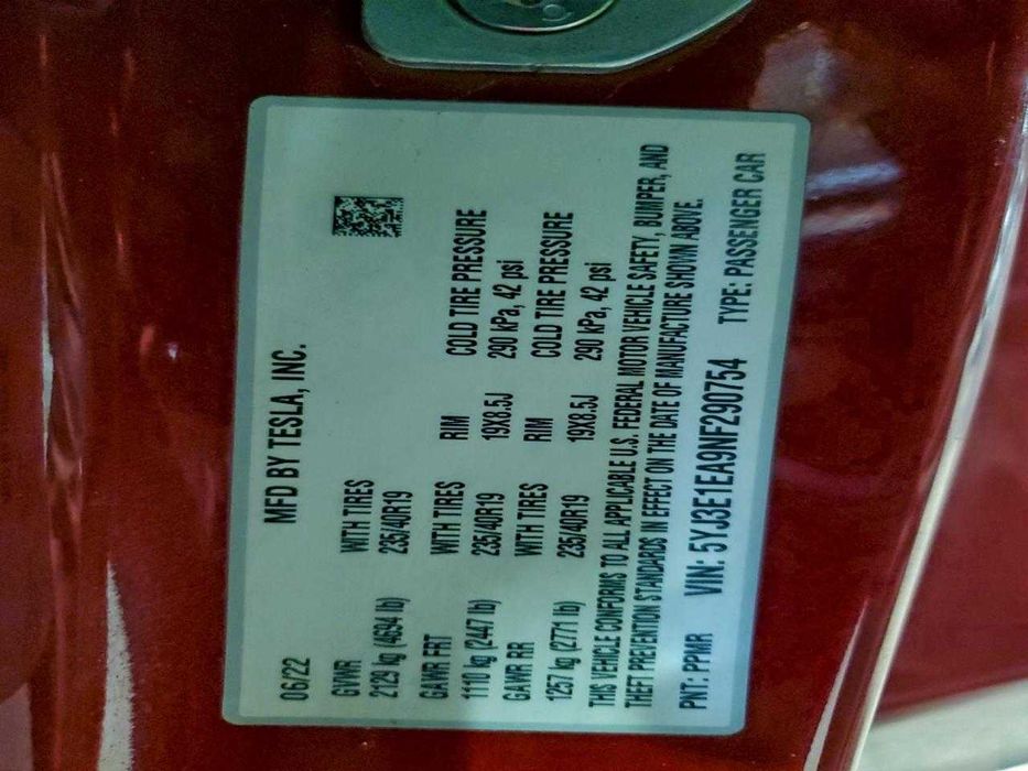 Продається в процесі доставки Tesla Model 3 2022 року