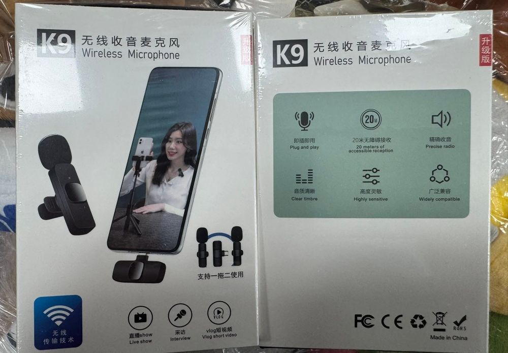 Zestaw bezprzewodowe  mikrofony do telefonu