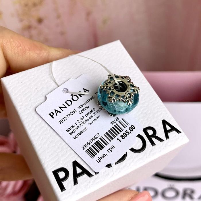 Шарм Pandora, Намистина нова оригінал Пандора Підвіска срібло бусина