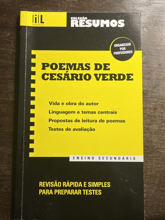 Resumos obras 11.º e 12.º anos
