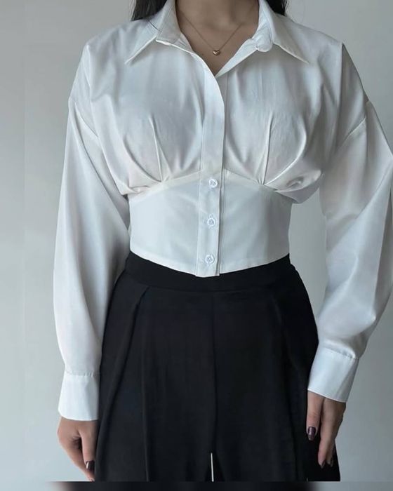 Біла СОРОЧКА з котону