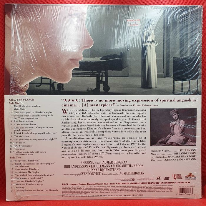 Laser Disc - Persona (A Máscara)