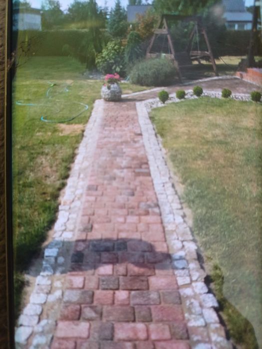 Usługi brukarskie,  układanie kostki brukowej