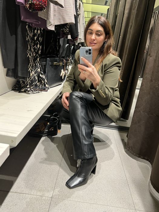 Піджак двобортний, жакет, блейзер ZARA