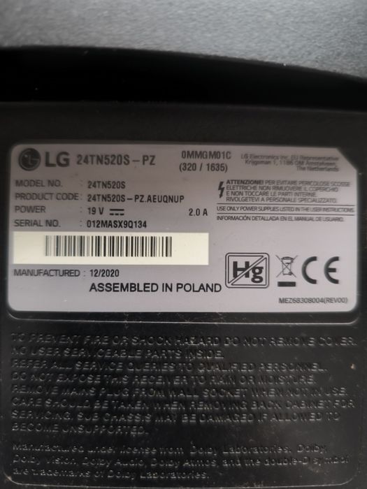 tv lg 24tn520s com oferta de suporte parede
