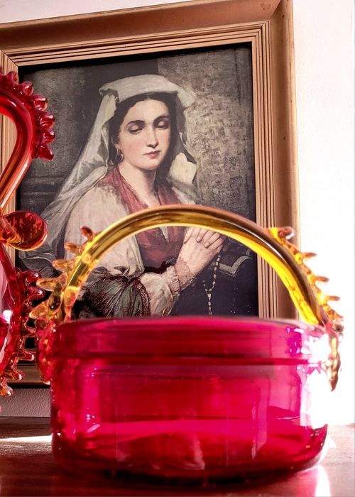 Krakowski Instytut Szkła koszyczek