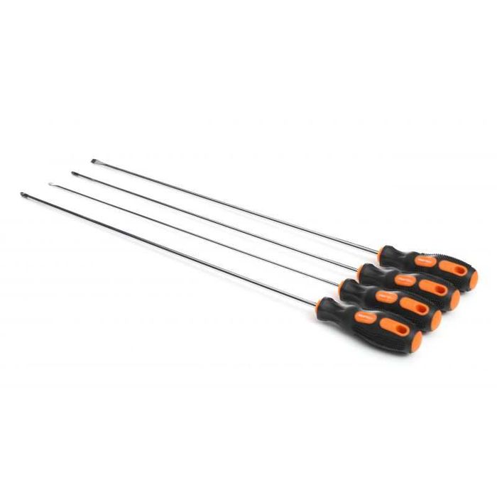 ŚRUBOKRĘTY DŁUGIE Zestaw 4el. 450 mm płaskie i krzyżowe Kraft KD10945