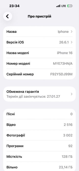 Iphone 16 128 гб