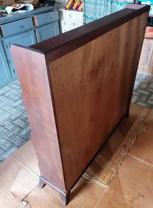 Estante antiga c/2 gavetas 115x25x117