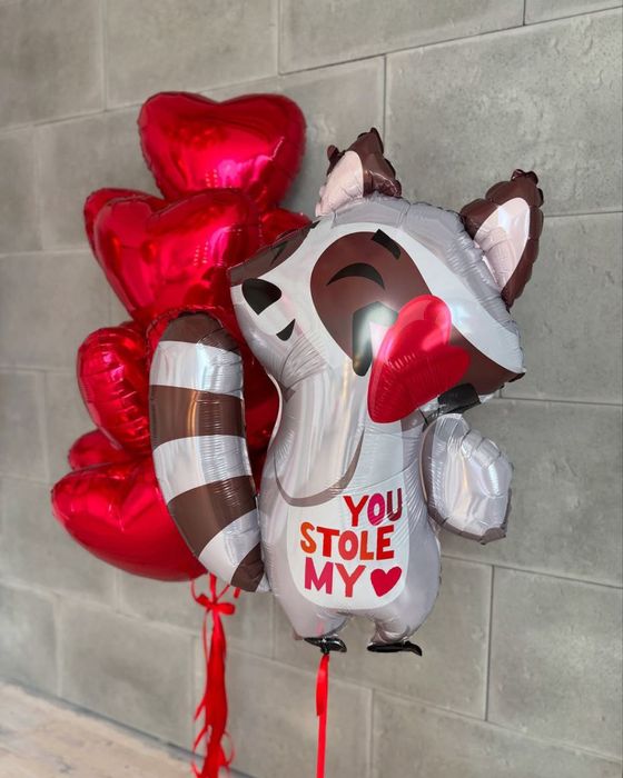 Декор та оформлення ресторанів та салонов до 14 лютого. Гелієві кульки