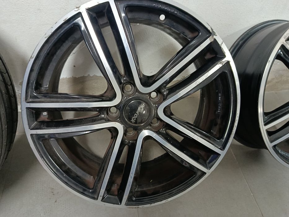 Jantes 18 Brock 5*112 com dois pneus 225/45/18