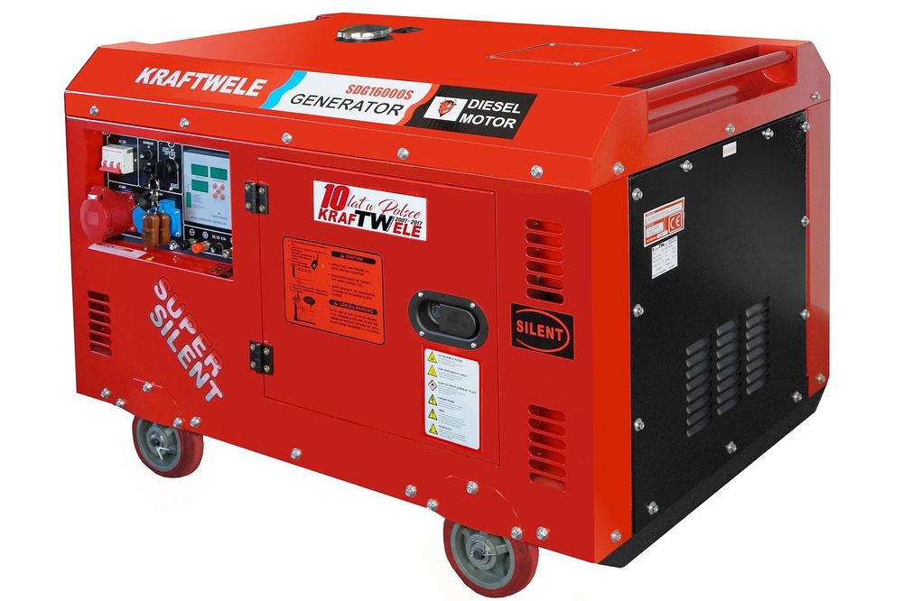 НОВИЙ- Дизельний генератор 12.8 кВт/3-фаз/ SDG16000S KRAFTWELE