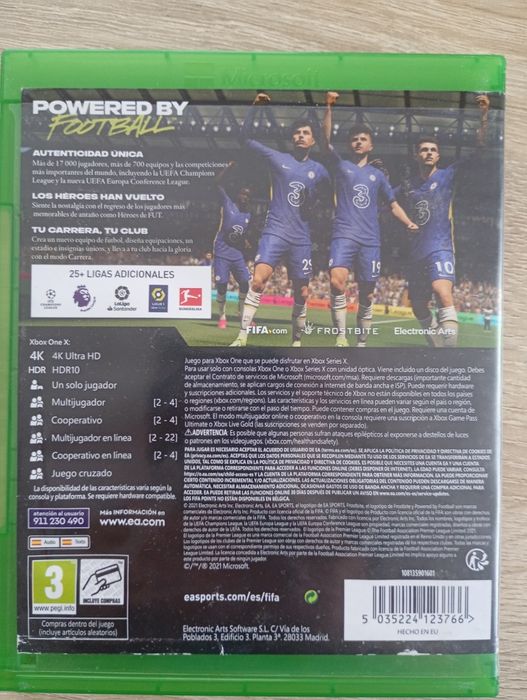 fifa 22 Xbox one/Series — Płyta, stan idealny