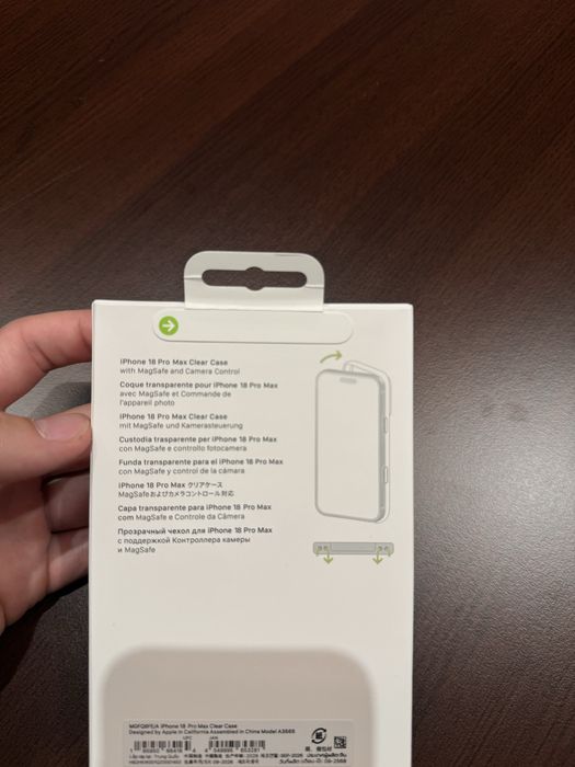Чехол Apple Clear Case with Magsafe 18 Про / 18 Про Макс