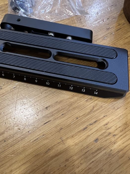 DJI Ronin Placa de Engate Rápido Alargada + Suporte Lente (RS2/RS3/RS4)