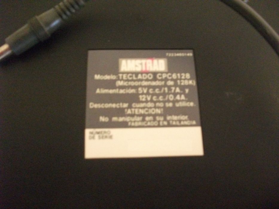 Amstrad CPC6128 "Personal Computer" 128K64309941456770123