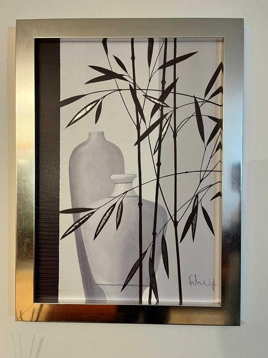 Quadros decorativos e espelho - Conjunto 6 quadros e um espelho - 70 €