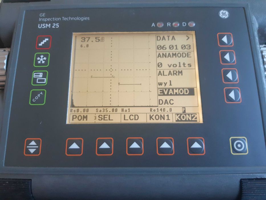 Defektoskop ultradźwiękowy Krautkramer USM25S DGS DAC UT ndt