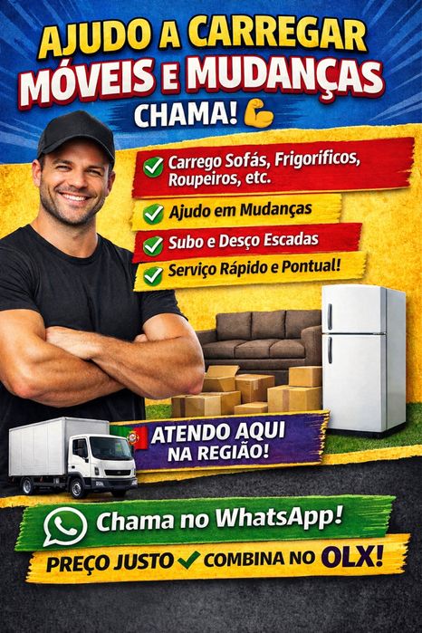 Ajudo em Mudanças / Carrego Móveis