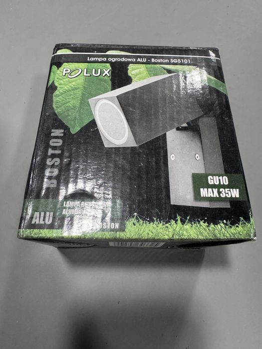 Kinkiet ogrodowy / lampa elewacyjna Polux Boston SG5101 – NOWA (2 sztuki)