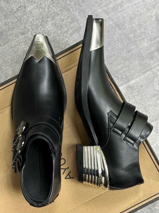 Черевики indie sleeze казаки hedi boy archive boots архив чорні