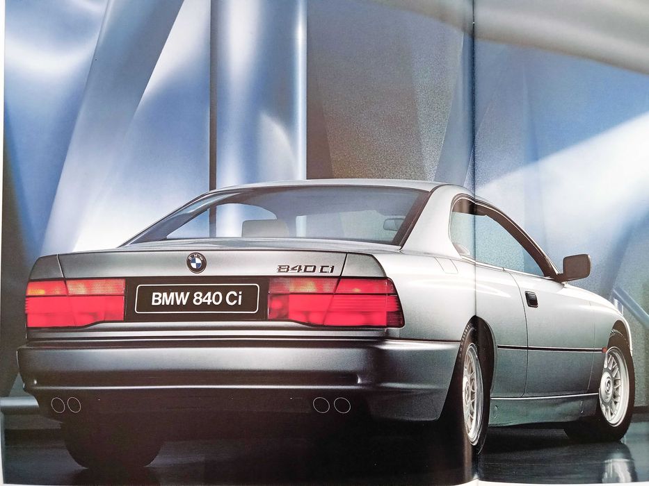 BMW 8 E31 1995 ( 840Ci 850Ci 850CSi ) prospekt 36 str., stan IDEALNY !