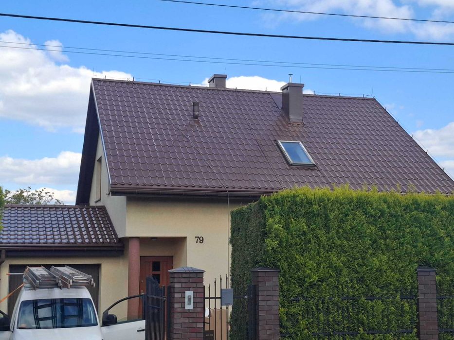 Malowanie dachów, elewacji, dachu, malowanie hal, mycie dachówki