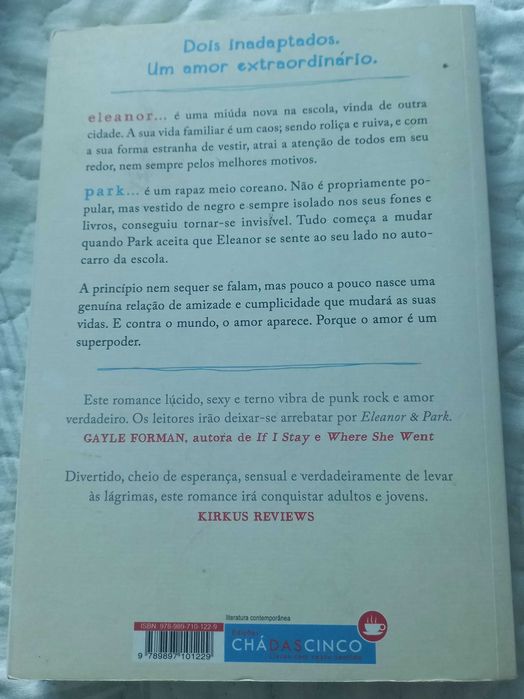 Eleanor e Park, um romance juvenil