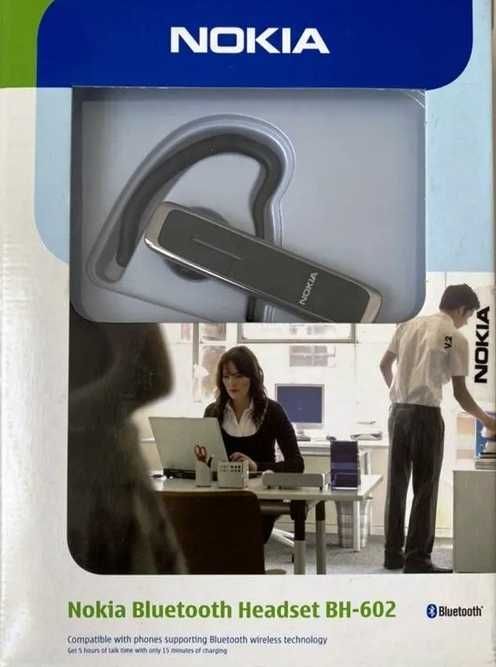 Bluetooth гарнітура Nokia BH-602 DSP оригінал топова Знижка