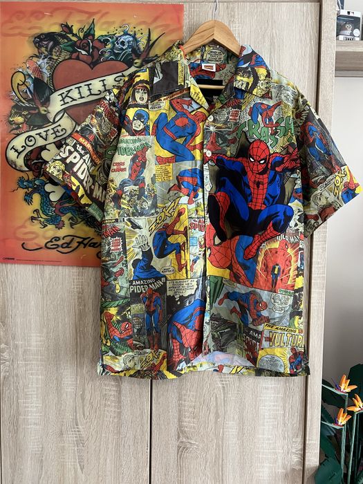 Marvel Comics Ralph Marlin Męska koszulka z motywem Spider-Mana