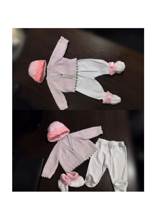 Одяг на реборн ляльку дівчину і хлопчик костюм боді чоловічок  46-56см