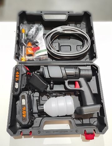 Pistola Profissional de Alta Pressão com Bateria Dupla