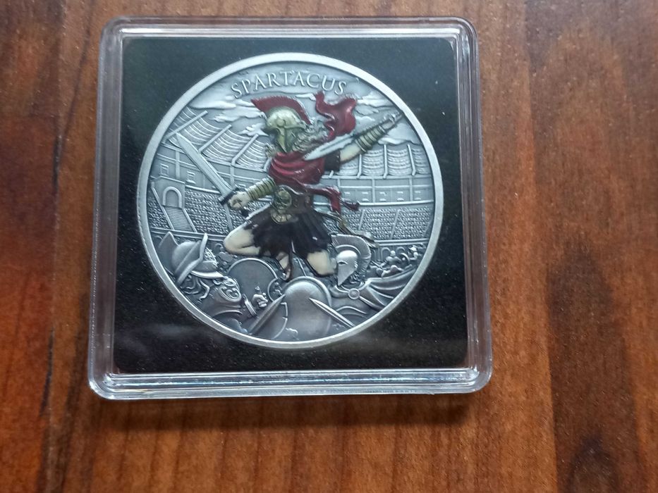 Moeda 1oz "Spartacus" - Apenas 500 Exemplares