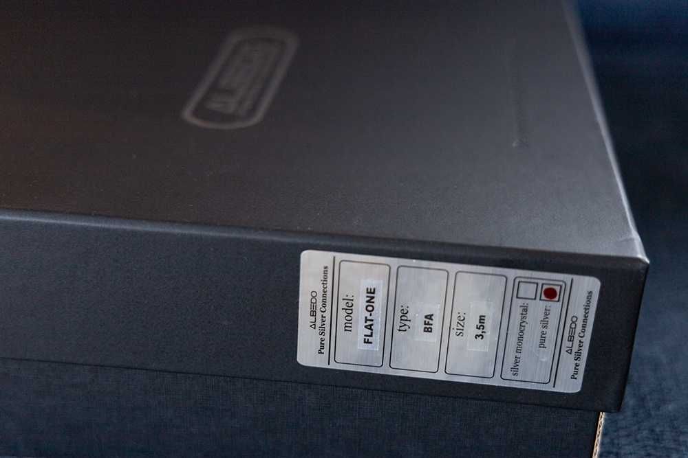 Albedo Flat-One kable głośnikowe 2x3.5m